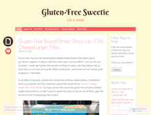 Tablet Screenshot of glutenfreesweetie.com